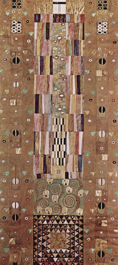 Design for the Wall Frieze in the Stoclet Palace in Brussels, Golden Knight by Gustav Klimt